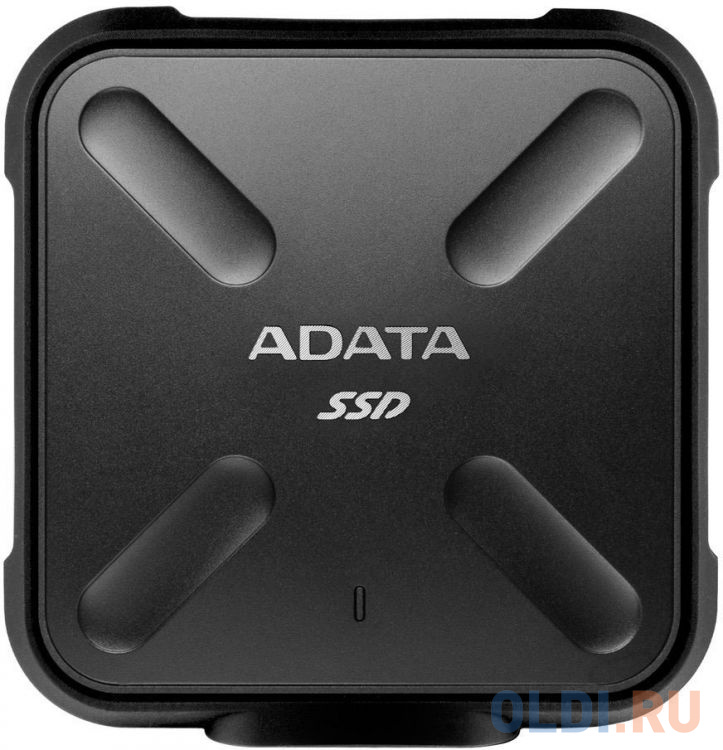 Внешний жесткий диск 1Tb SSD Adata SD700 Series ASD700-1TU31-CBK черный (USB3.1, 440/430Mbs, 3D TLC, 84х14х84mm, 80g) - фото 2