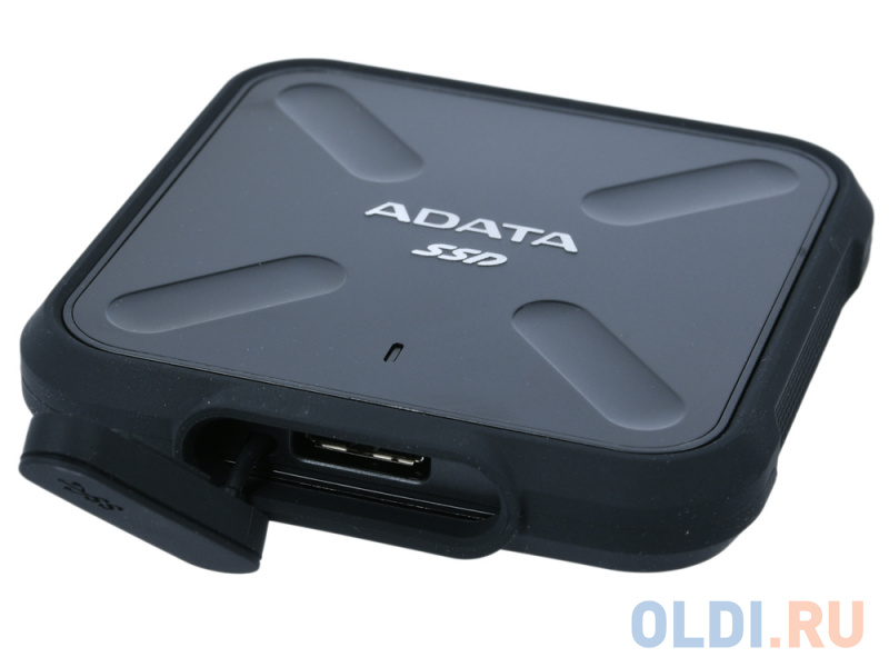 Внешний жесткий диск 1Tb SSD Adata SD700 Series ASD700-1TU31-CBK черный (USB3.1, 440/430Mbs, 3D TLC, 84х14х84mm, 80g) - фото 6