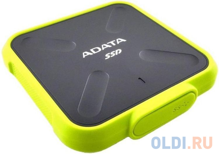 

Внешний жесткий диск 1Tb SSD Adata ASD700-1TU31-CYL SD700 Series Yellow <USB3.1, 440/430Mbs, 3D TLC, 84х14х84mm, 80g