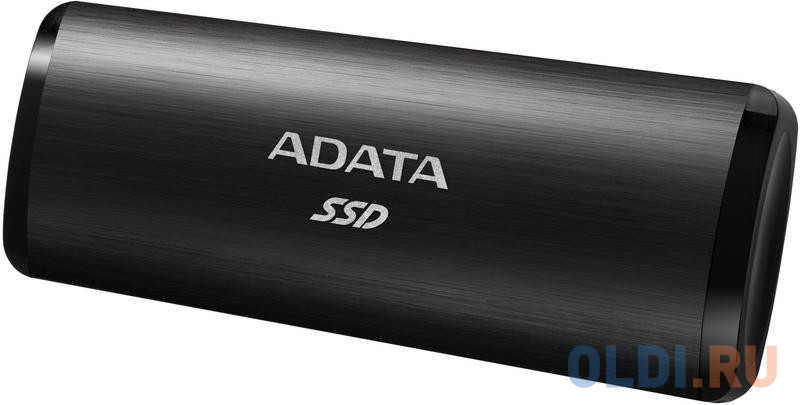 1.8" 512GB ADATA SE760 Black External SSD ASE760-512GU32G2-CBK USB 3.2 Gen 2 Type-C, 1000R, USB 3.2 Type-C to C cable,USB 3.2 Type-C to A cable, Quick Start Guide, RTL (772721), цвет черный, размер 122 x 44 x 14 мм - фото 1