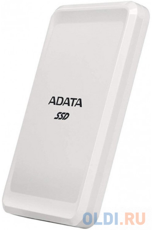 Твердотельный диск 250GB A-DATA SC685, External, USB 3.2 Type-C, [R/W -530/460 MB/s] 3D-NAND, белый ASC685-250GU32G2-CWH - фото 1