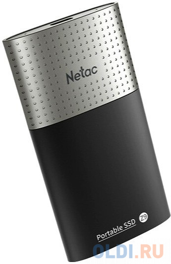 Внешний SSD Netac 128Gb Z9 <NT01Z9-128G-32BK> (USB3.2, up to 550/480MBs, 90х47.5х11.5mm, Aluminium+Plastic)