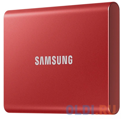 Внешний SSD диск 1.8&quot; 500 Gb USB 3.1 Type-C Samsung T7 (MU-PC500R/WW) красный Вид№3