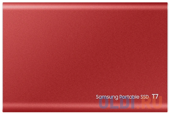 Внешний SSD диск 1.8&quot; 500 Gb USB 3.1 Type-C Samsung T7 (MU-PC500R/WW) красный Вид№4