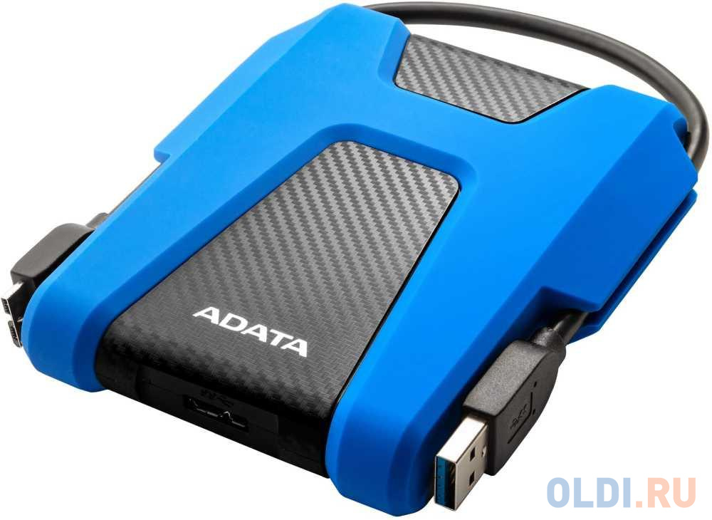 Жесткий диск A-Data USB 3.0 1Tb AHD680-1TU31-CBL HD680 DashDrive Durable 2.5&quot; синий Вид№3