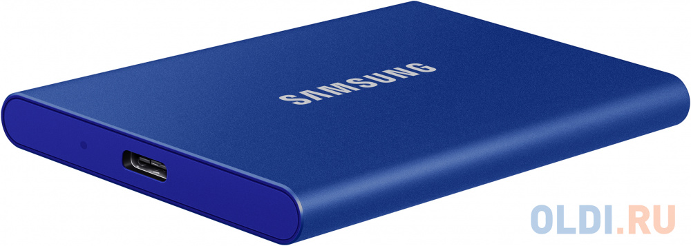 Внешний накопитель SSD Samsung 500Gb T7, 1.8&quot;, USB 3.2/Type-C, синий (MU-PC500H/WW) Вид№7