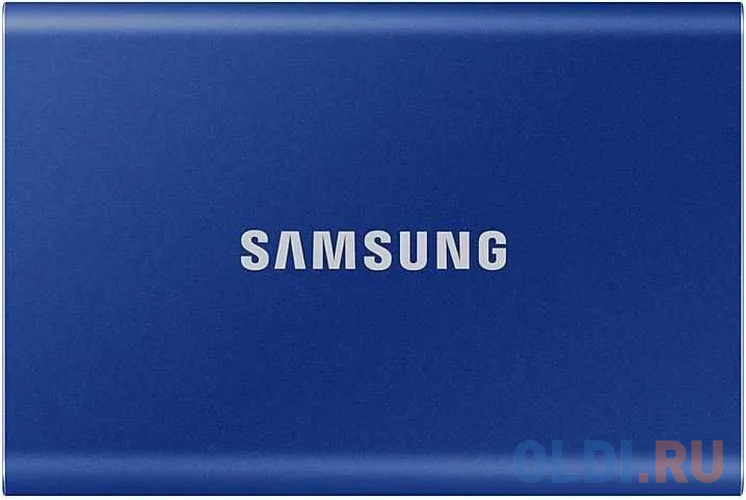 Жесткий диск SSD Samsung 1TB T7 Touch, USB Type-C, R/W 1000/1050MB/s, Blue MU-PC1T0H/WW внешний твердотельный накопитель sandisk extreme 4tb portable ssd up to 1050mb s read and 1000mb s write speeds usb 3 2 gen 2 2 meter drop protect