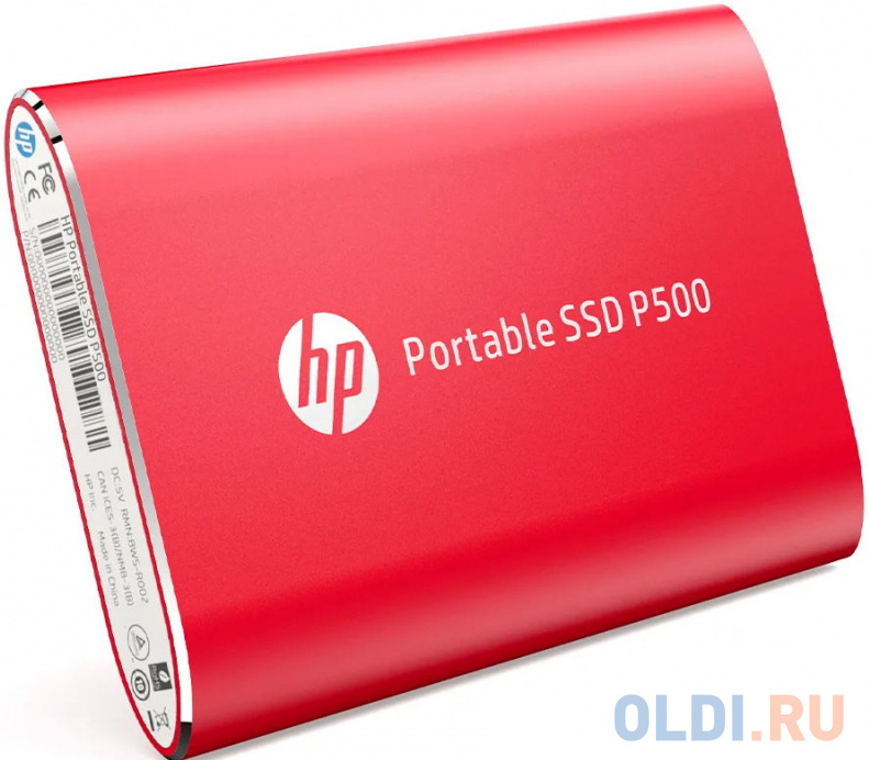 Внешний SSD диск 2.5" 120 Gb USB Type-C USB 3.2 Gen 2 HP P500 красный фото