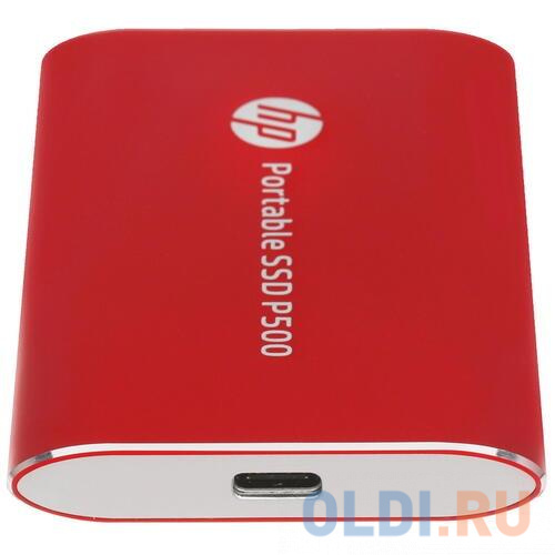 Внешний SSD диск 2.5" 500 Gb USB Type-C USB 3.2 Gen 2 HP P500 красный 7PD53AA#ABB - фото 3