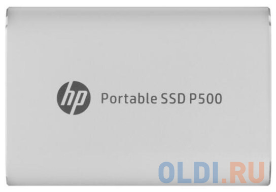 Портативный твердотельный накопитель HP P500, USB 3.2 gen.2 / USB Type-C / USB Type-A, OTG, 500 ГБ, R370/W200, серебряный 7PD55AA#ABB - фото 2