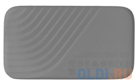 SSD жесткий диск USB-C 500GB EXT. WDBAGF5000ASL-WESN WDC, цвет серебристый, размер (ШхГхТ) 	100x55x9 мм - фото 2