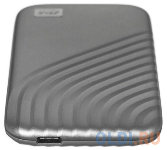 SSD жесткий диск USB-C 500GB EXT. WDBAGF5000ASL-WESN WDC, цвет серебристый, размер (ШхГхТ) 	100x55x9 мм - фото 3