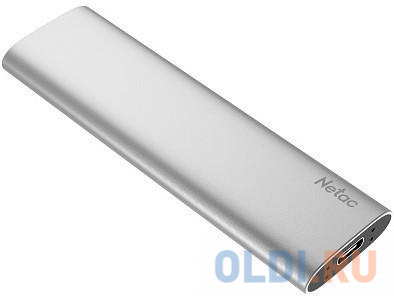 OEM внешний SSD накопитель 240GB USB 3.2 Type-C Zslim Netac, цвет серебристый, размер 29 x 100 x 9 мм NEXSSD240GS - фото 1