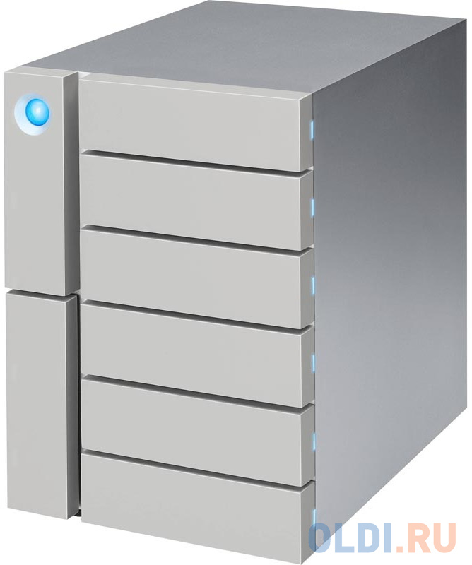 

Внешний жесткий диск 3.5" 24 Tb Thunderbolt x 2 USB Type-C LaCie 6big серебристый