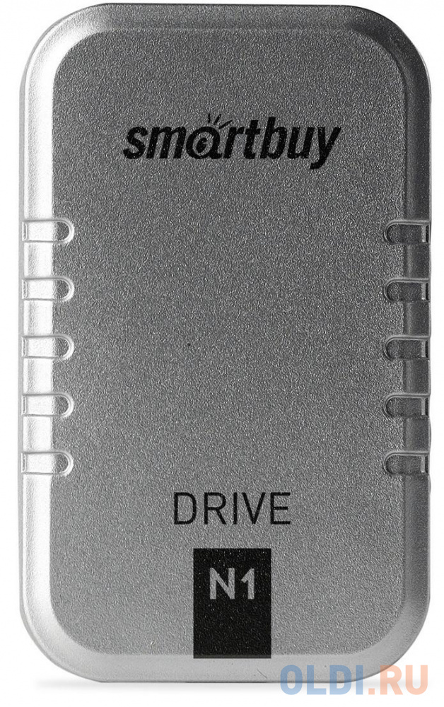 Smartbuy SSD N1 Drive 128Gb USB 3.1 SB128GB-N1S-U31C, silver, цвет серебристый, размер 40 x 9 x 65 мм N1 Drive  SB128GB-N1S-U31C - фото 1