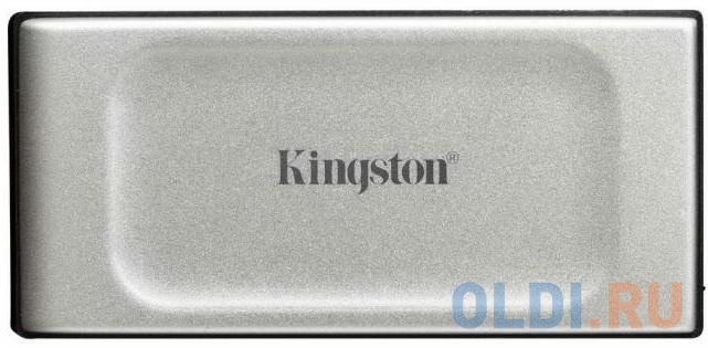 Внешний SSD диск 1.8" 2 Tb USB 3.2 Gen 2 Kingston XS2000 Portable серебристый SXS2000/2000G фото
