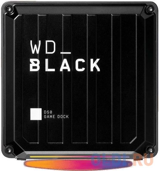 

Накопитель на жестком магнитном диске WD Игровая станция WD_BLACK™ D50 Game Dock NVMeSSD WDBA3U0020BBK-EESN 2TB с подключением через Thunderbolt3, Черный