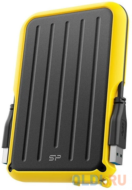 Внешний жесткий диск 2.5" 2 Tb USB 3.1 Silicon Power Armor A66 черный желтый