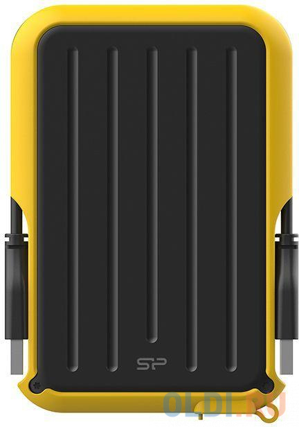 Внешний жесткий диск 2.5" 5 Tb USB 3.2 Silicon Power Armor A66 желтый черный