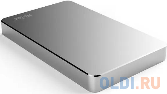 Внешний жесткий диск 2.5" 1 Tb USB 3.0 Netac NT05K330N-001T-30SL серебристый, размер 122.8 х 76.2 х 13.2 мм - фото 2