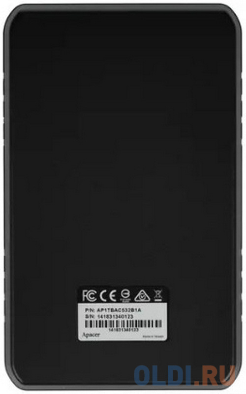 Внешний жесткий диск 2.5" 2 Tb USB 3.1 Apacer AC532 черный фото