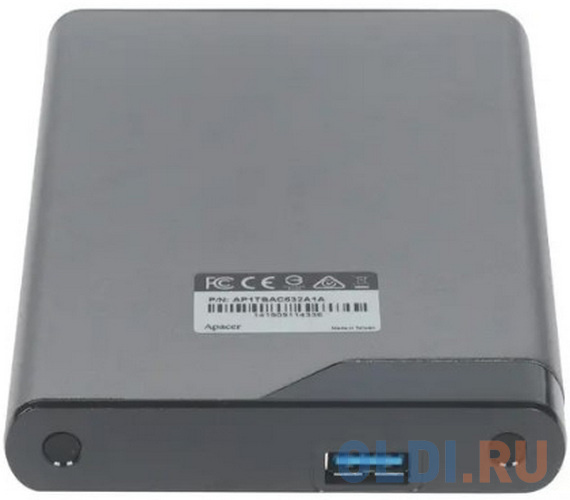 Внешний жесткий диск 2.5" 2 Tb USB 3.1 Apacer AC632 серебристый фото