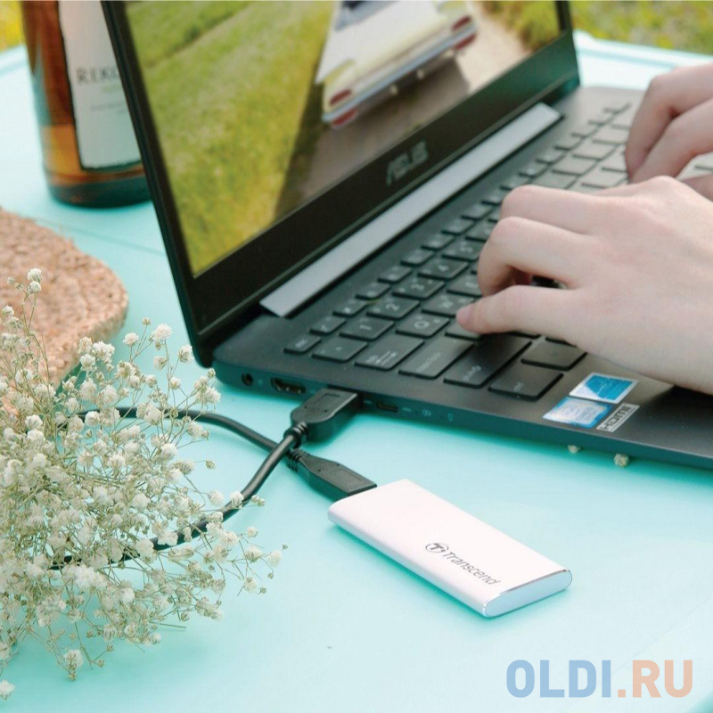 Внешний SSD диск 1.8" 1 Tb USB Type-C Transcend ESD260C серебристый фото