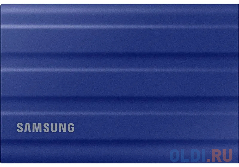 Внешний SSD диск 2 Tb USB Type-C Samsung T7 Shield синий внешний ssd external ssd transcend 1 0tb esd300 ts1tesd300p usb3 2 gen 2 type c 1050 950mbs 3d nand 60x20x7 8mm 9g розовый