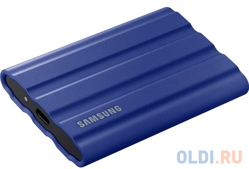 Внешний SSD диск 2 Tb USB Type-C Samsung T7 Shield синий Вид№2