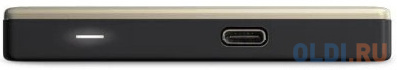 Внешний жесткий диск 2.5" 2 Tb USB Type-C Western Digital WDBC3C0020BGD-WESN золотистый, размер 110 х 81,6 х 12,8 мм - фото 2