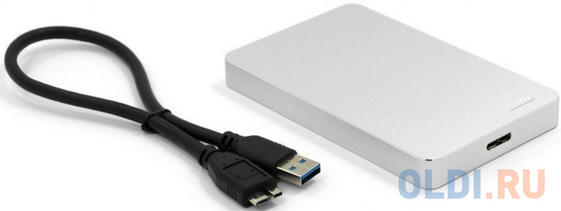 Внешний жесткий диск 2.5" 1 Tb USB 3.0 Mirex Ocean Chrome серебристый фото
