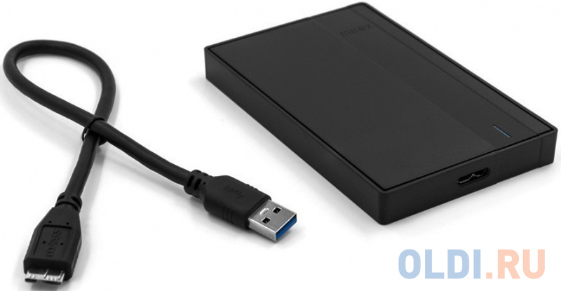 Внешний жесткий диск 2.5" 2 Tb USB 3.0 Mirex Uley Dark черный фото