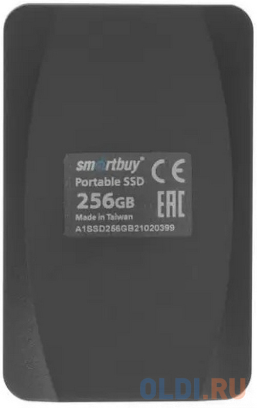 Smartbuy SSD A1 Drive 256Gb USB 3.1 SB256GB-A1B-U31C, black - фото 4