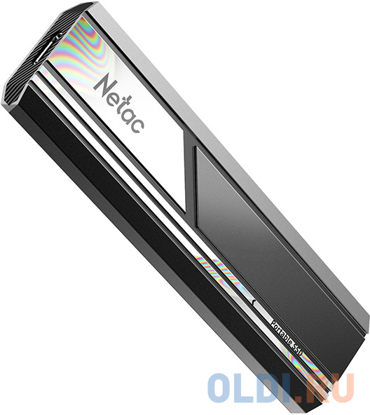Внешний SSD диск 1.8" 500 Gb USB Type-C Netac ZX10 черный NT01ZX10-500G-32BK, размер 30х102х9.2 мм - фото 2