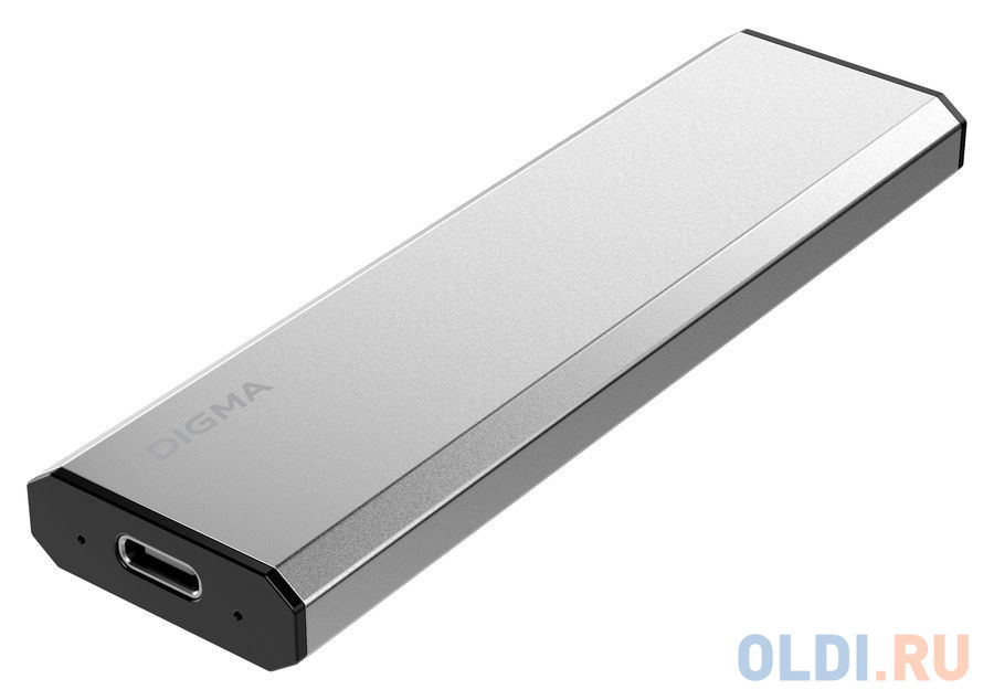Внешний SSD диск 1.8" 128 Gb USB 2.0 Digma RUN X серебристый, размер 29х102х10 мм - фото 3
