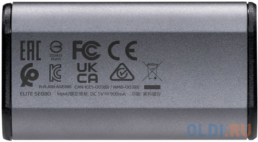 Накопитель SSD A-Data USB-C 1Tb AELI-SE880-1TCGY SE880 2.5" серый - фото 3