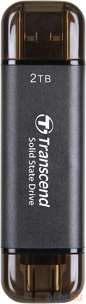 Внешний SSD диск 2 Tb USB Type-C USB 3.2 Gen 2 Transcend TS2TESD310C серый Вид№3