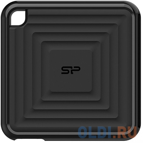Внешний SSD диск 1.8" 256 Gb USB Type-C Silicon Power PC60 черный, размер 80 x 80 x 11 мм - фото 2