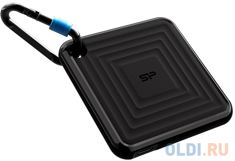 Внешний SSD диск 1.8" 256 Gb USB Type-C Silicon Power PC60 черный, размер 80 x 80 x 11 мм - фото 3