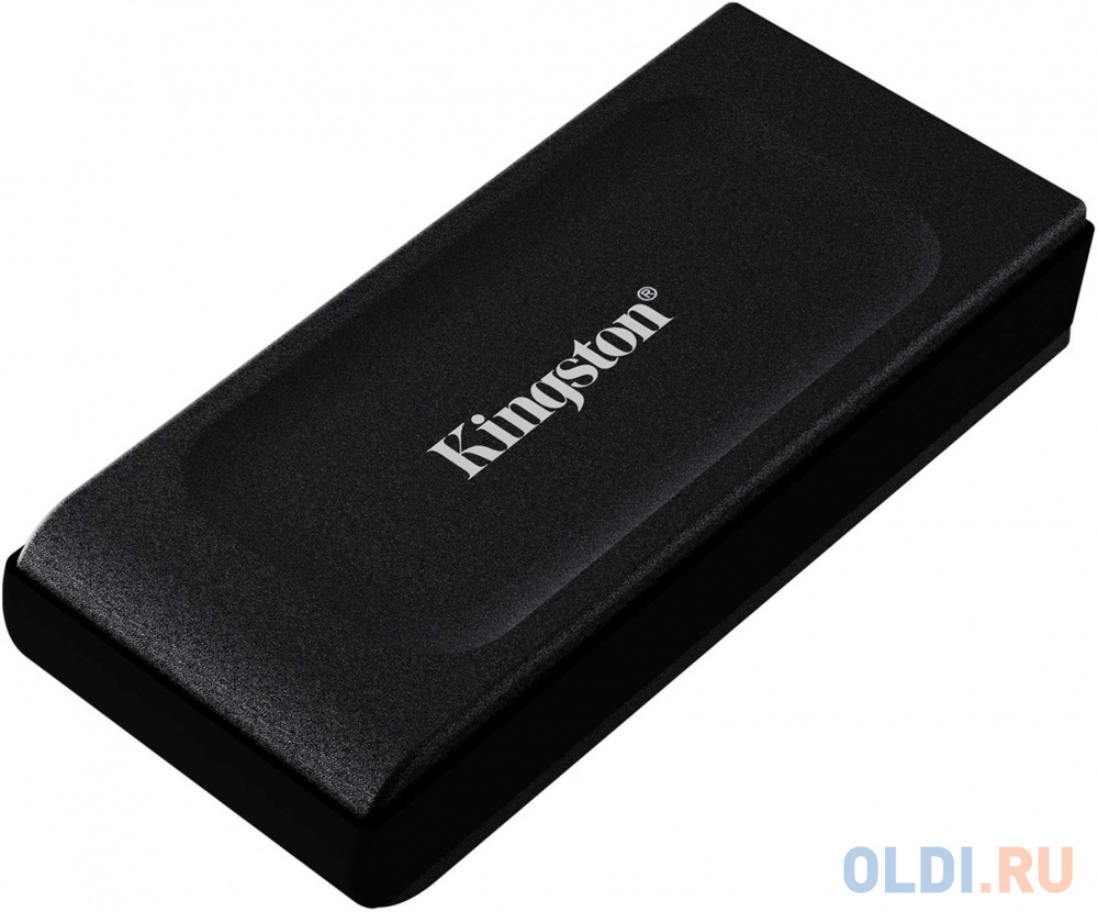 Твердотельный накопитель/ Kingston External SSD XS1000, 1000GB, Type-C/A, USB 3.2 Gen 2, R/W 1050/1000MB/s, 70x33x14mm, 29g., Black (5 лет)