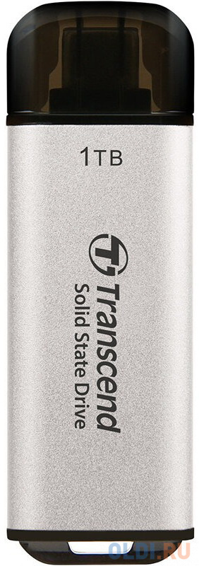 

Внешний SSD диск 1 Tb USB Type-C Transcend ESD300 серебристый