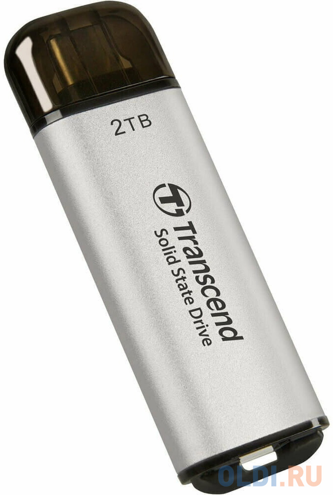 Накопитель SSD Transcend USB-C 2TB TS2TESD300S серебристый Вид№4