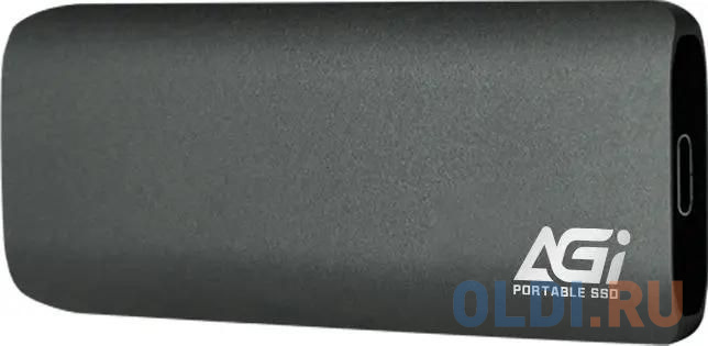 1TB AGI ED198 Iron Gray External SSD USB 3.2 Gen 2 Type-C, 1022/902, 500TBW, Aluminum, RTL