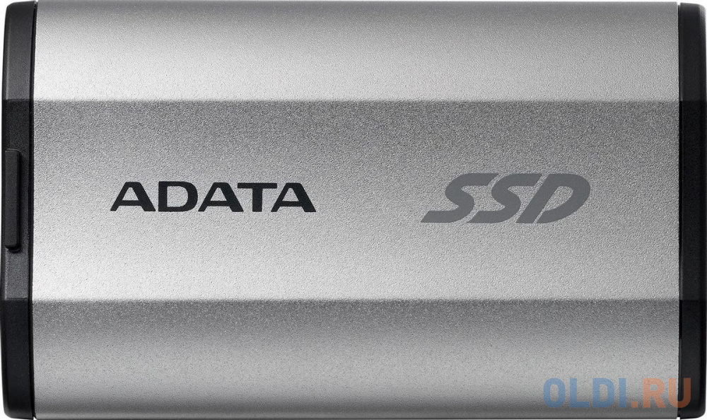 Твердотельный диск 4TB A-DATA SD810, External, USB 3.2 Type-C, [R/W -2000/2000 MB/s] серый