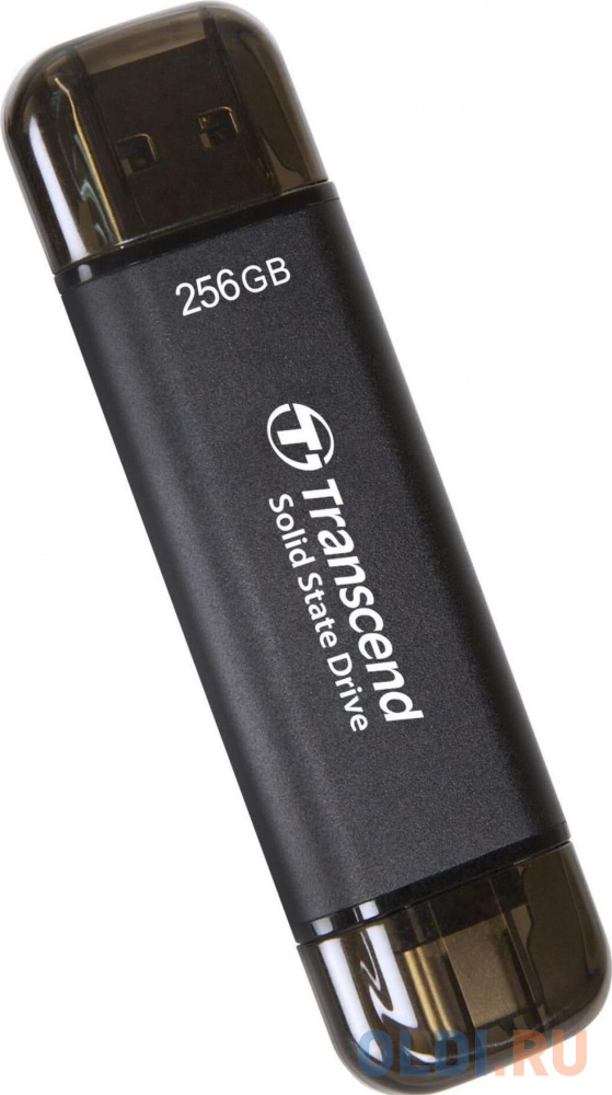 Накопитель SSD Transcend USB-C 256Gb TS256GESD310C серый USB Вид№2