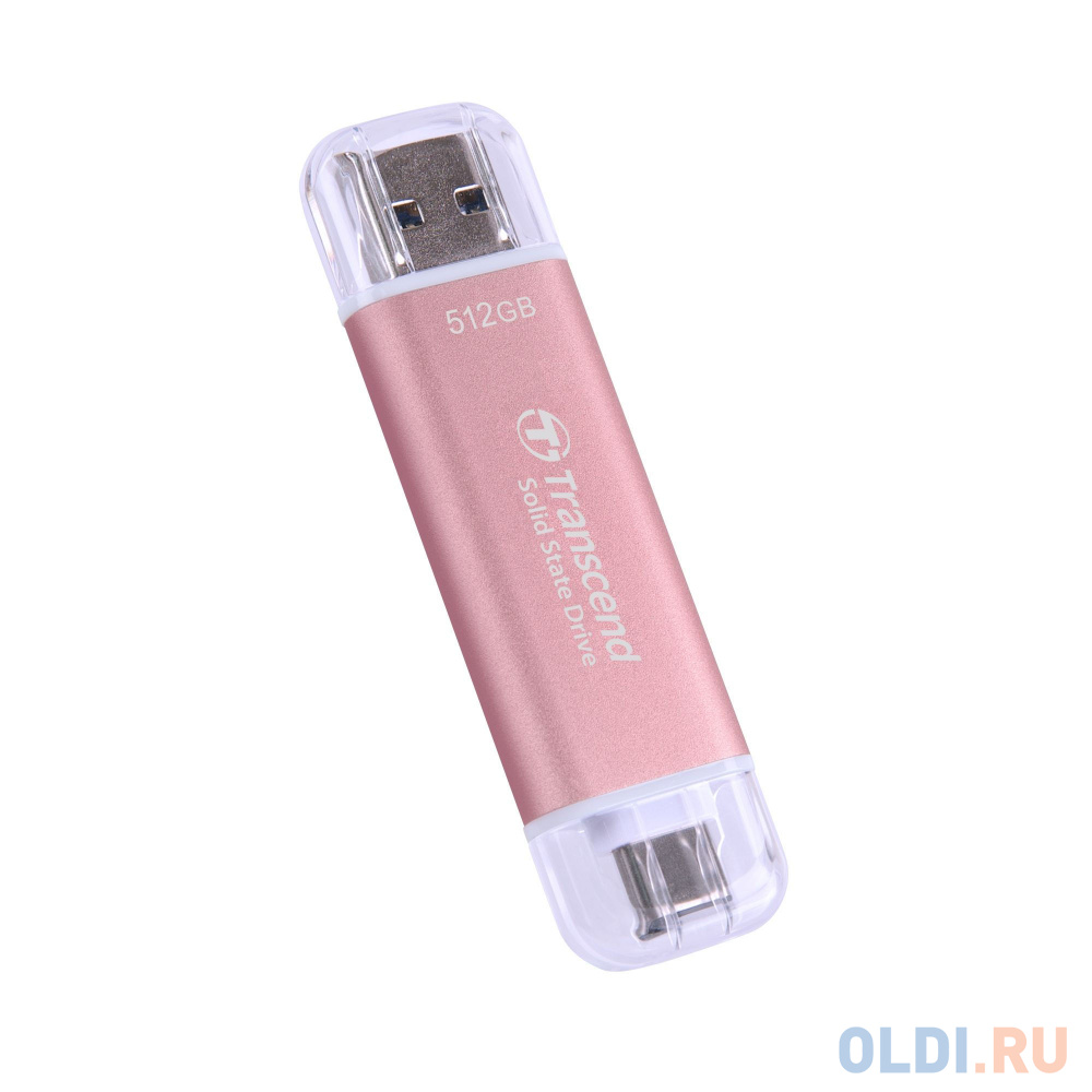

Внешний SSD диск 512 Gb USB Type-C Transcend TS512GESD310P розовый