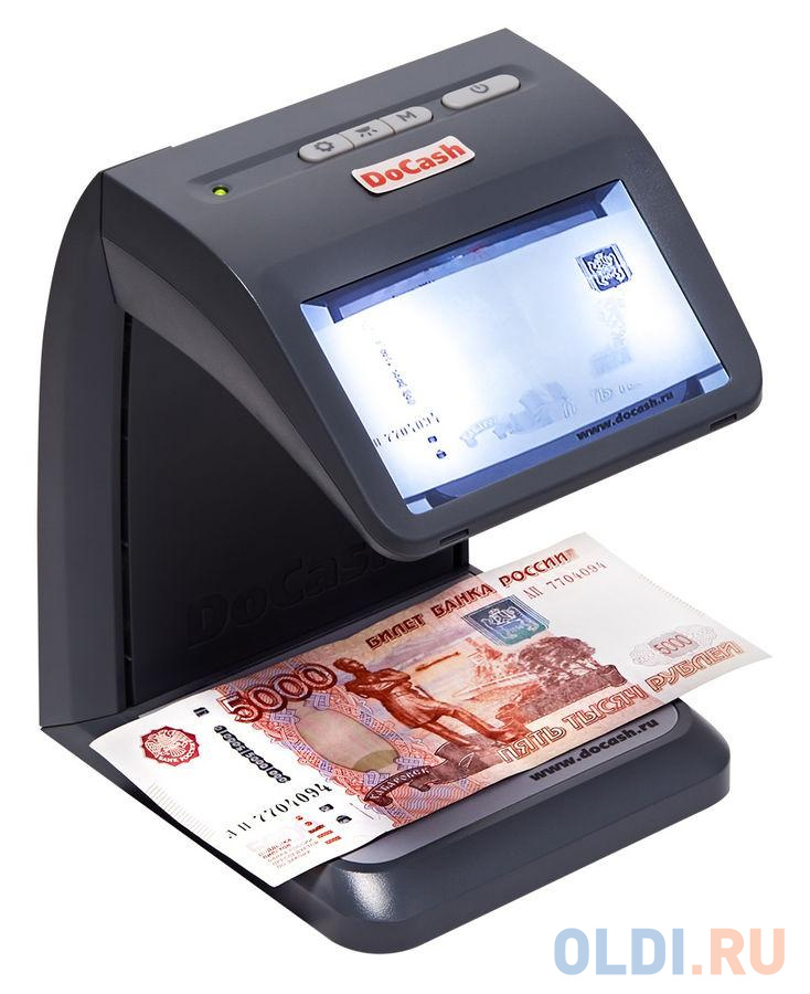 Детектор банкнот Docash mini IR просмотровый мультивалюта от OLDI