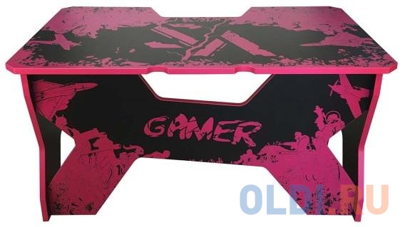 

Игровой стол Generic Comfort Gamer2/VS/NV чёрно-фиолетовый (ЛДСП Е1,150 x 90 x 75), Чёрный