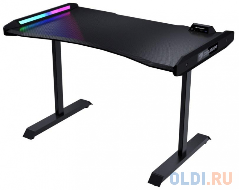 

Игровой стол Cougar MARS 120 (1250 х 740 х 750-850 мм, RGB-подсветка, 2 x USB 3.0, 2 x аудио, карбон, МДФ, сталь)