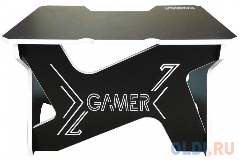 

Игровой стол Generic Comfort Gamer Mini/DS/NW чёрно-белый (ЛДСП 25мм ,120 x 90 x 75 см)